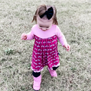 Little Black Dress Velvet Bow Headband | Hair Clip