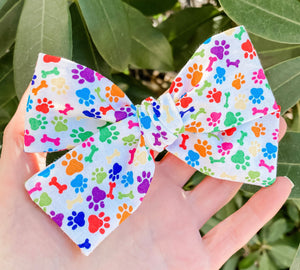 Paws PETITE Hand Tied Bow