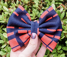 Vintage Buffalo Plaid Liverpool Fabric Bow Headband | Hair Clip