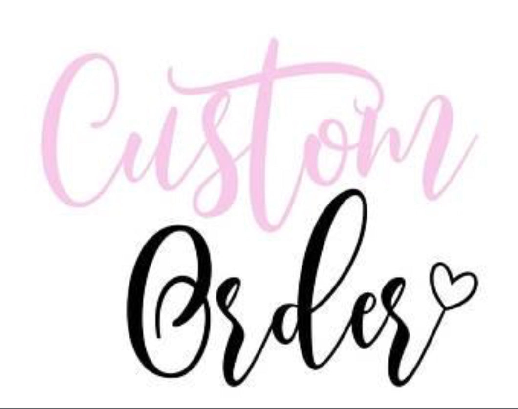 PER-APPROVAL ONLY Custom Order Scalloped Bow