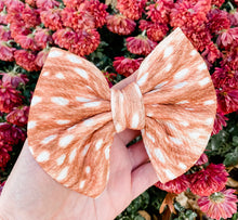 Deer Fabric Liverpool Bow Headband | Hair Clip